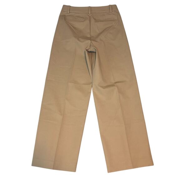 J.Crew Remy High Rise Wide-Leg Cropped Pants 4T Beige Work Trousers NWT - Picture 6 of 8